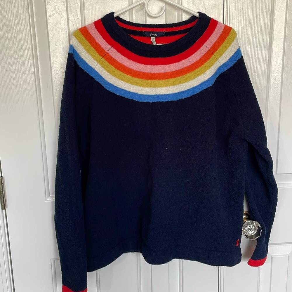 Joules Navy Size 14 Top. Gently worn. Excellent condition. Super soft.